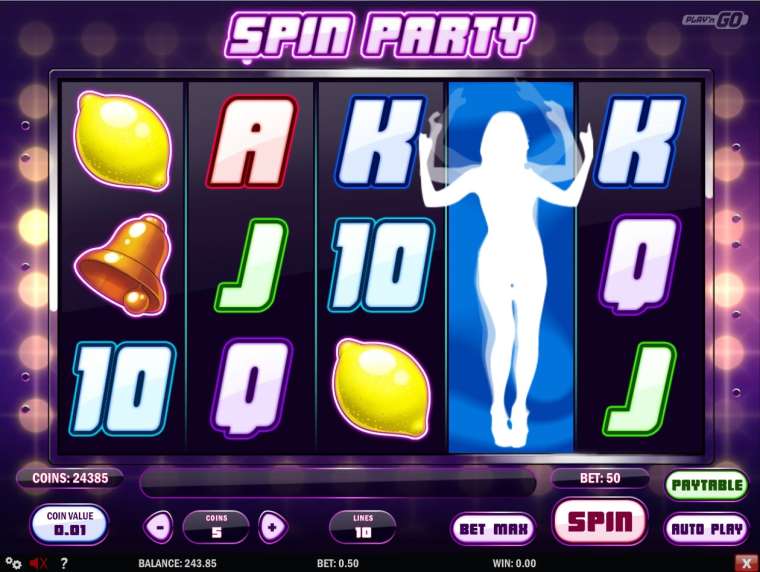 Play Spin Party pokie NZ
