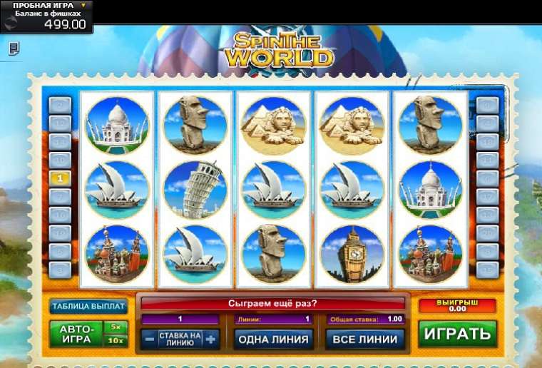 Play Spin the world pokie NZ