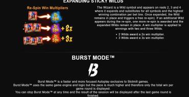 Star Spell: Bonus games