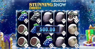 Stunning Snow Remastered Dice: Winnings