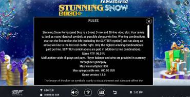 Stunning Snow Remastered Dice: Rules
