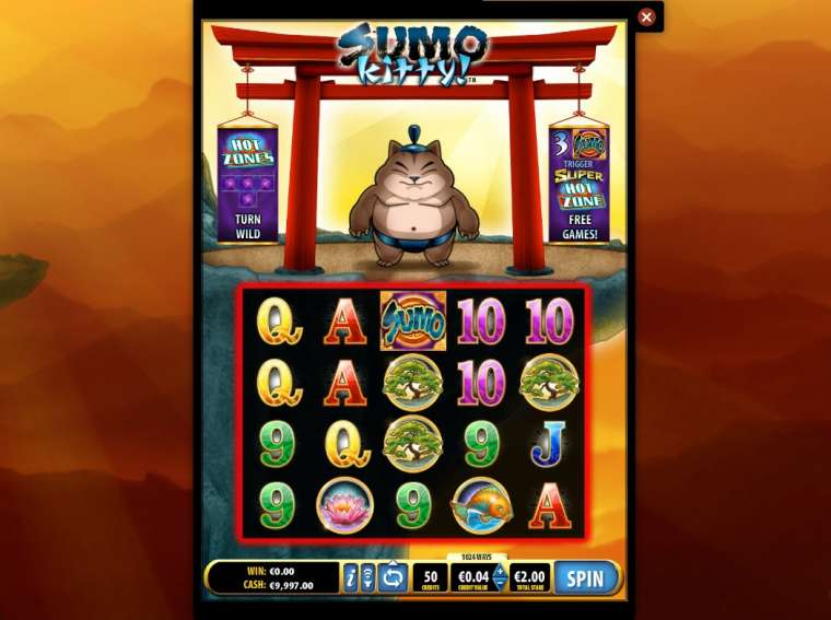 Play Sumo Kitty pokie NZ