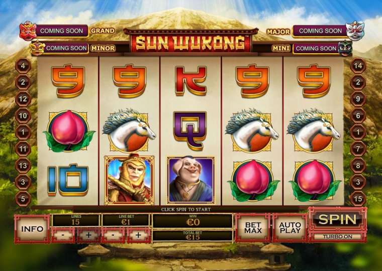 Play Sun Wukong pokie NZ