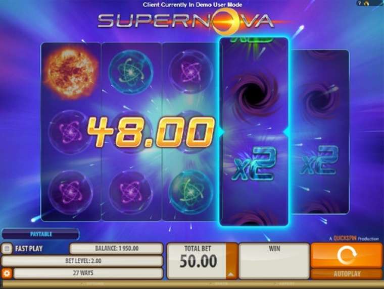 Play Supernova pokie NZ