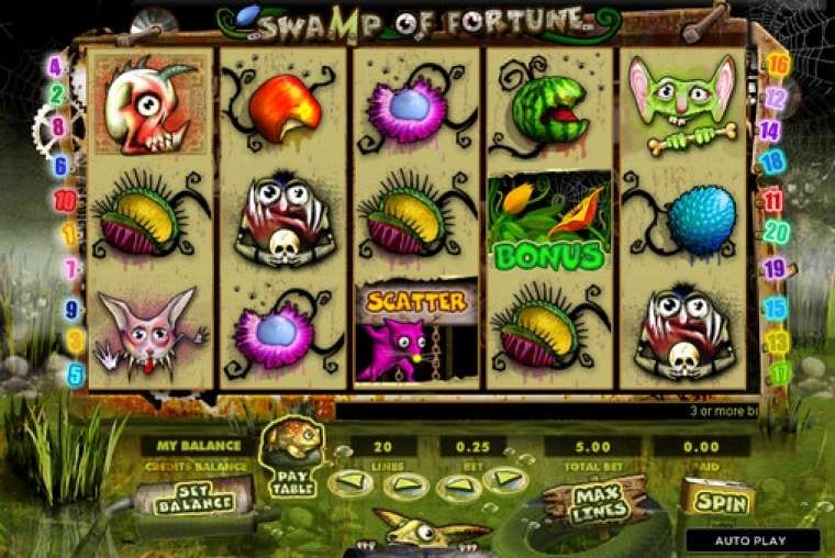 Play Swamp of Fortune pokie NZ