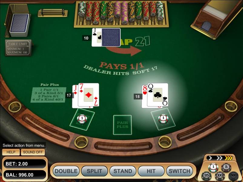 Swap 21 Blackjack online