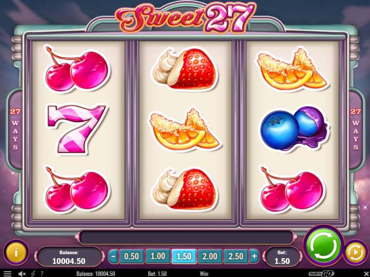 Play Sweet 27 pokie NZ