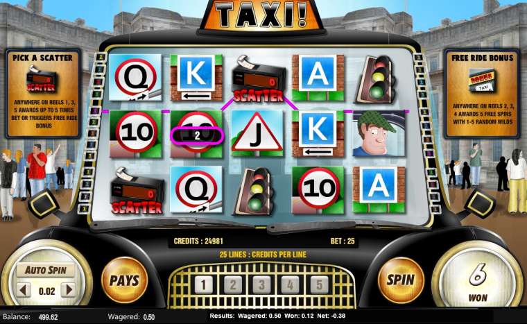 Play Taxi! pokie NZ