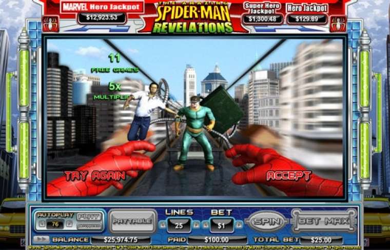 Play The Amazing Spider-Man: Revelations pokie NZ