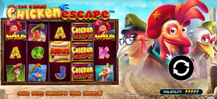 Play The Great Chicken Escape pokie NZ