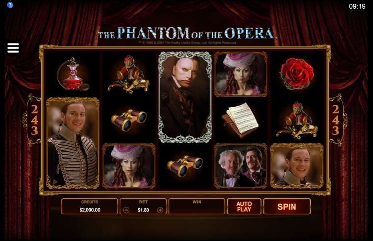 Play The Phantom of the Opera pokie NZ