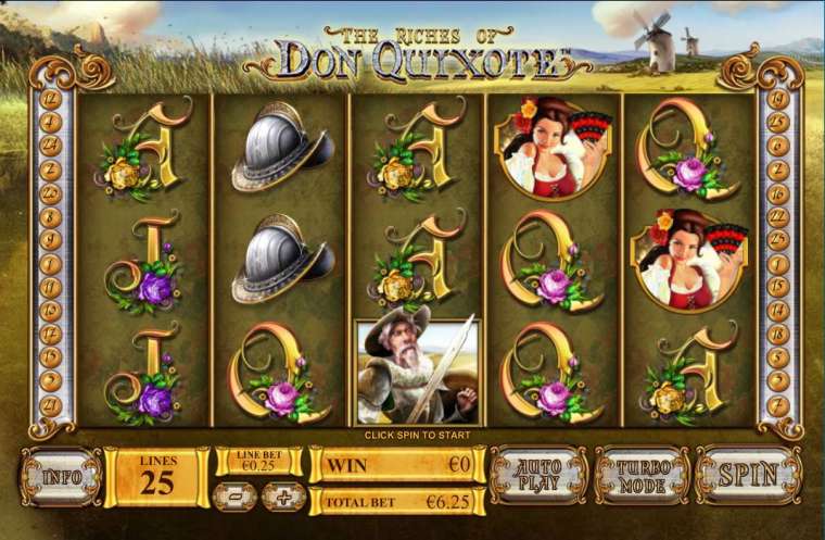 Play The Riches of Don Quixote pokie NZ