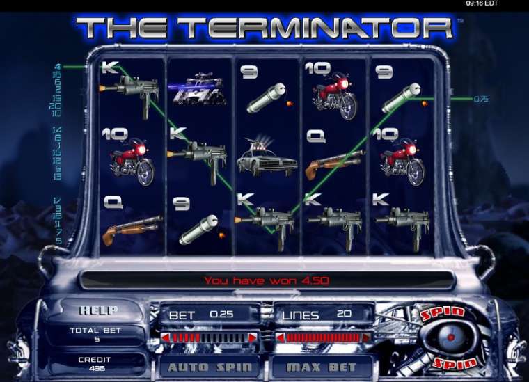 Play The Terminator pokie NZ
