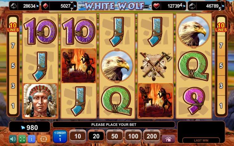 Play The White Wolf pokie NZ