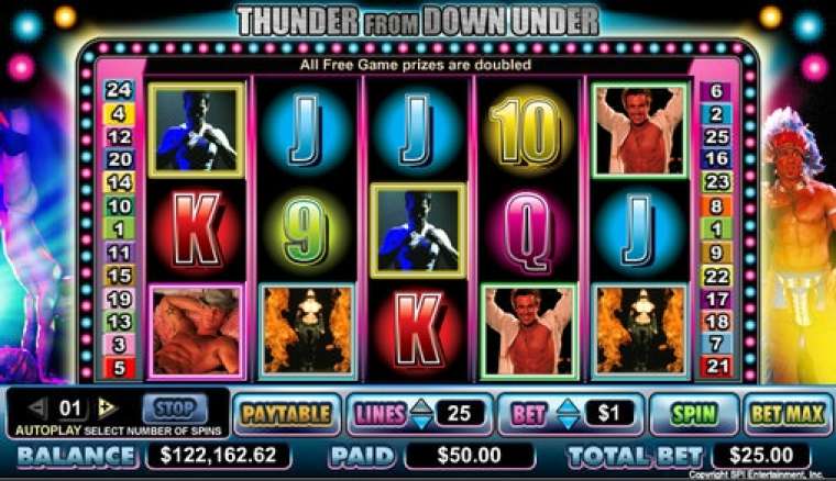 Play Thunder from Down Under pokie NZ