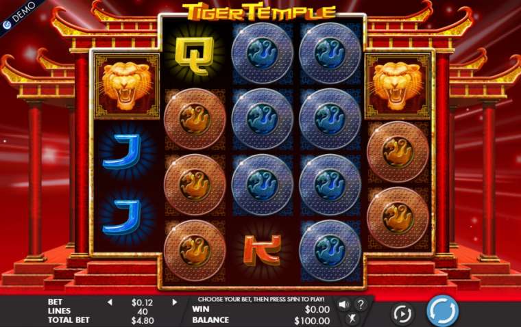 Play Tiger Temple pokie NZ