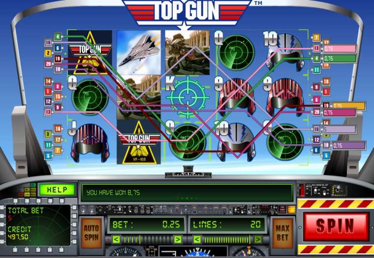 Play Top Gun pokie NZ