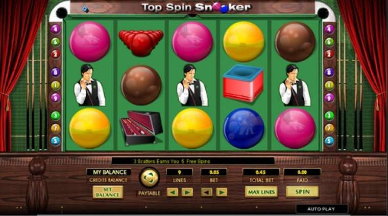 Play Top Spin Snooker pokie NZ