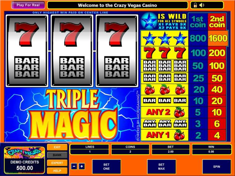 Play Triple Magic  pokie NZ