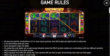 Triple Star: Rules