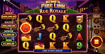 Ultimate Fire Link Rue Royale: Winnings