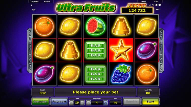 Play Ultra Fruits pokie NZ