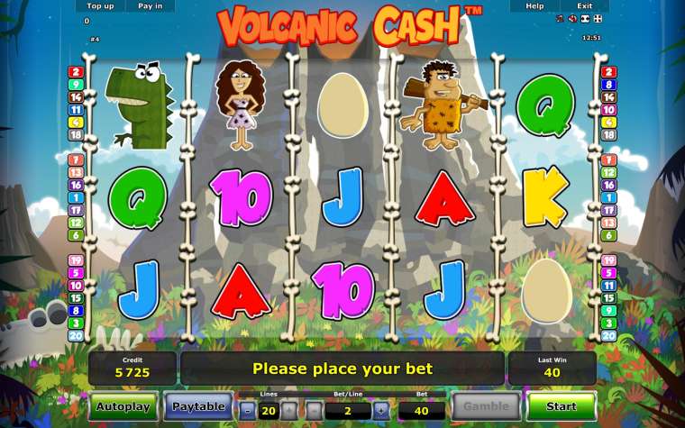 Play Volcanic Cash pokie NZ