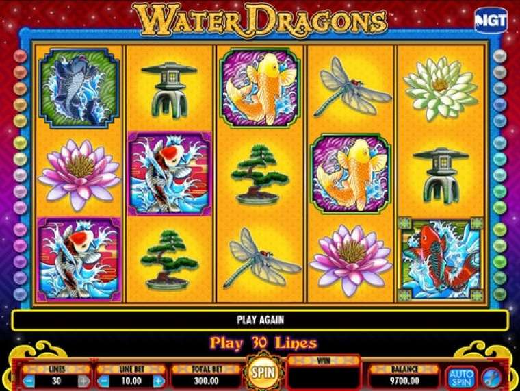 Play Water Dragons pokie NZ