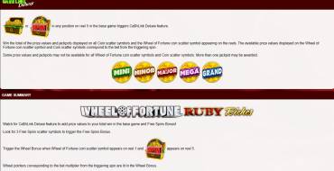 Wheel of Fortune: Ruby Riches: Jackpot