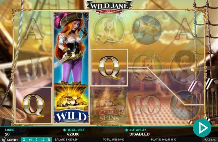 Play Wild Jane: The Lady Pirate pokie NZ