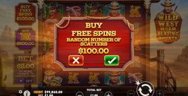 Wild West Gold Blazing Bounty: Unique features
