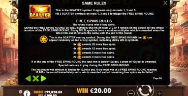 Wild West Gold: Free spins