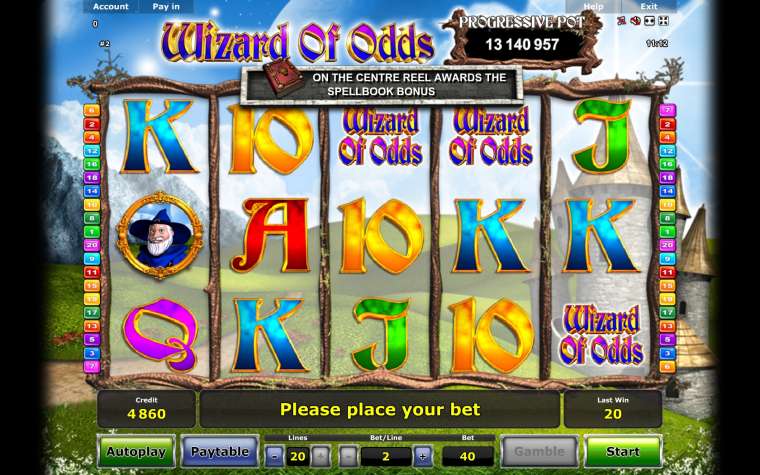 Play Wizard of Odds pokie NZ