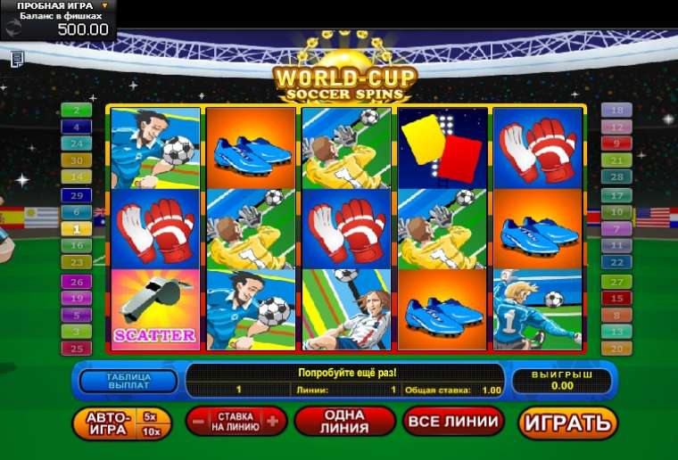 Play World-Cup Soccer Spin pokie NZ
