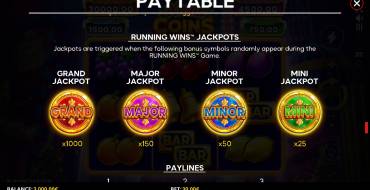 Xmas Coins: Jackpot function