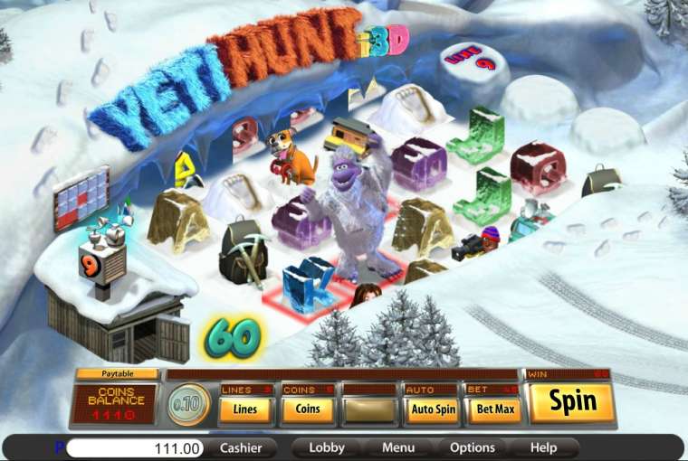 Play Yeti Hunt i3D pokie NZ