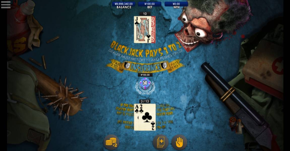 Zombie Blackjack online
