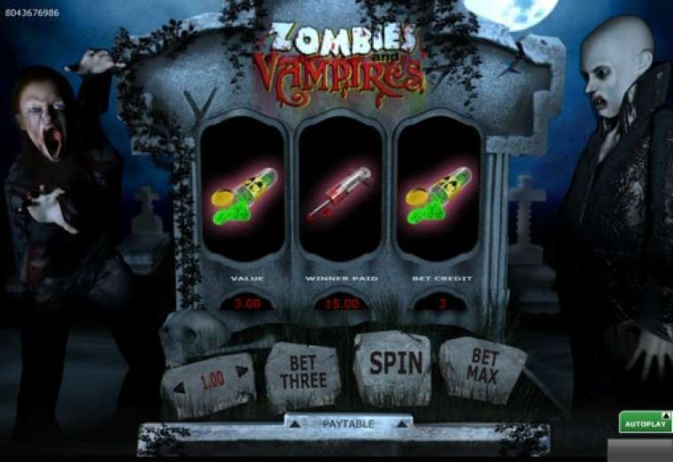 Play Zombies and Vampires pokie NZ