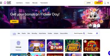 100 FS from Cat Casino for registration: Cat Casino