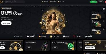Second deposit at LEX - up to 400 free spins as a gift: Online casino LEX