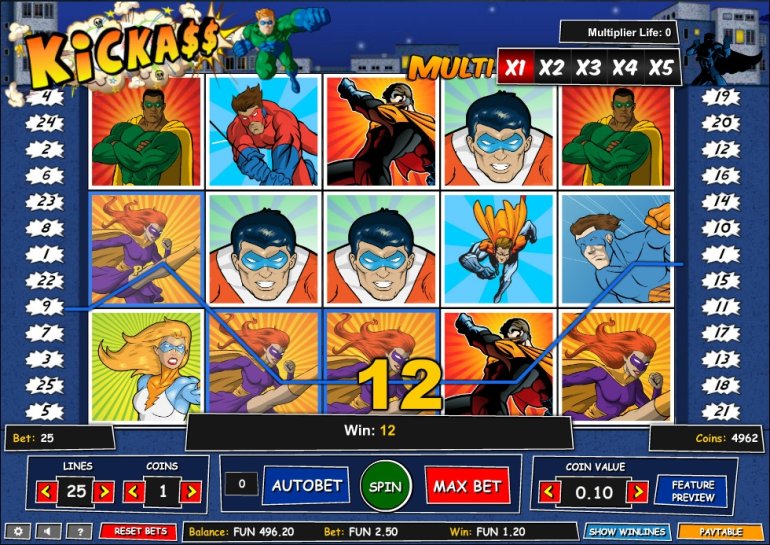 kickass video pokie