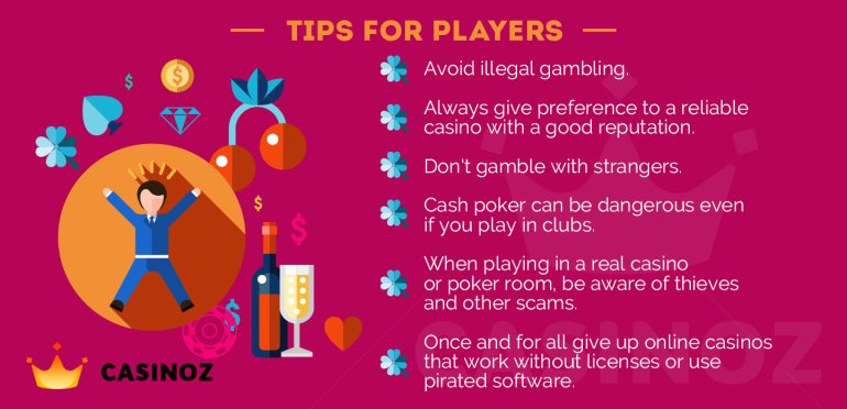 tips for casino players casino gamblers tips