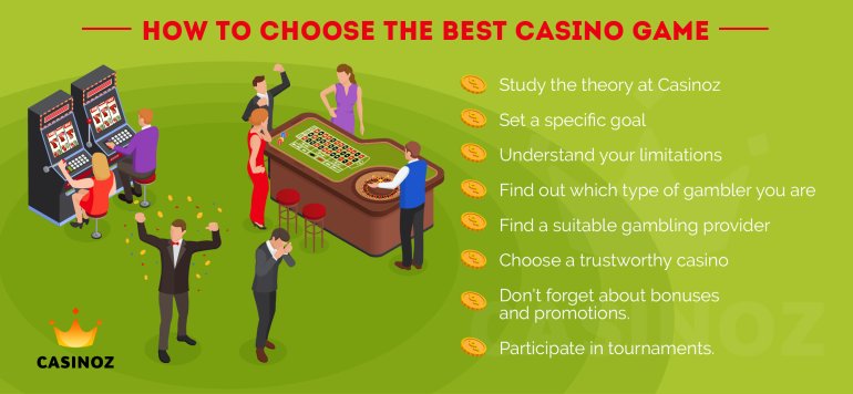 how to choose the best game in a casino