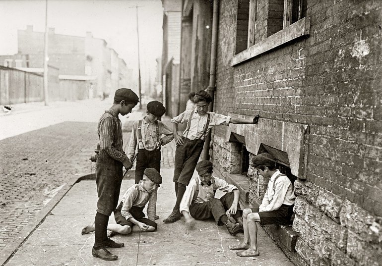 children street gambling